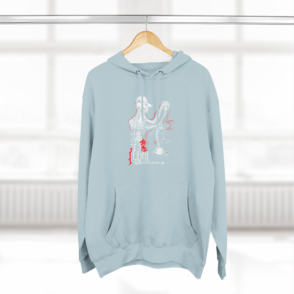 Three-Panel Fleece Hoodie