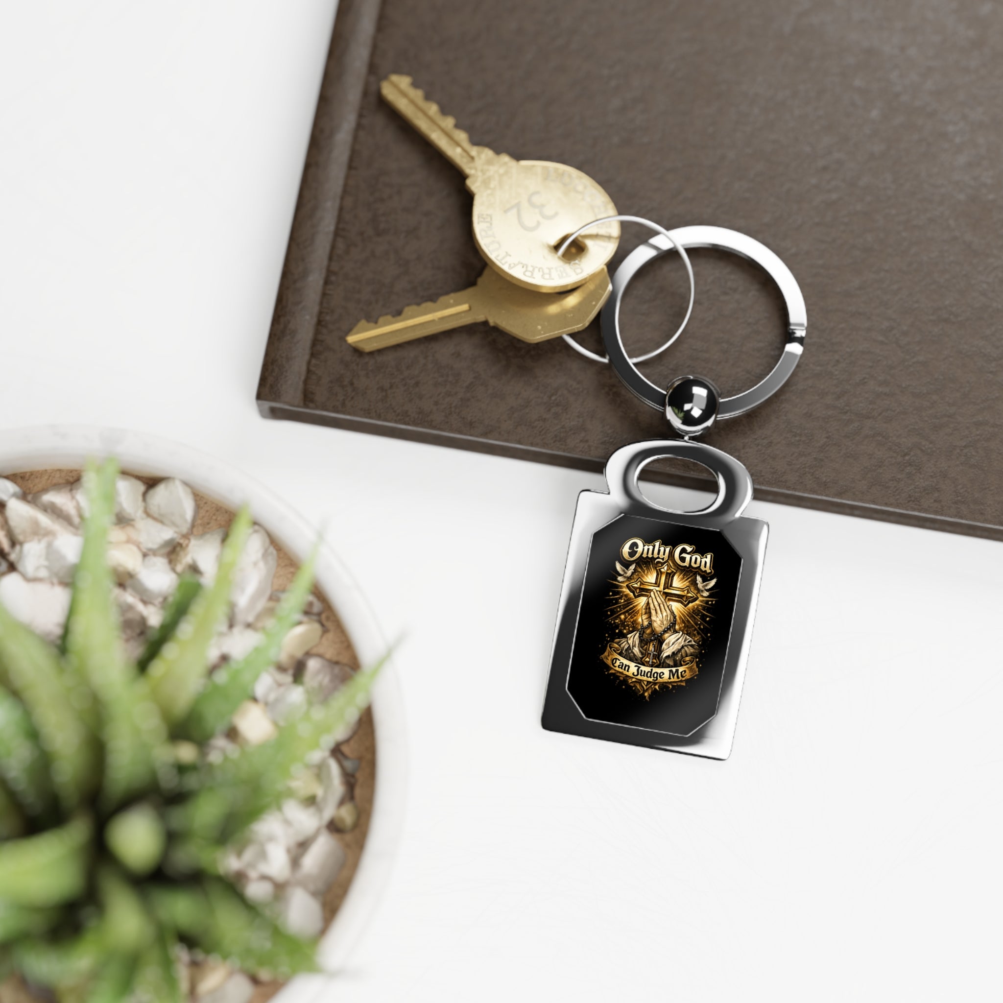 Rectangle Photo Keyring