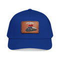 Mid Profile Baseball Cap with Leather Patch (Rectangle)