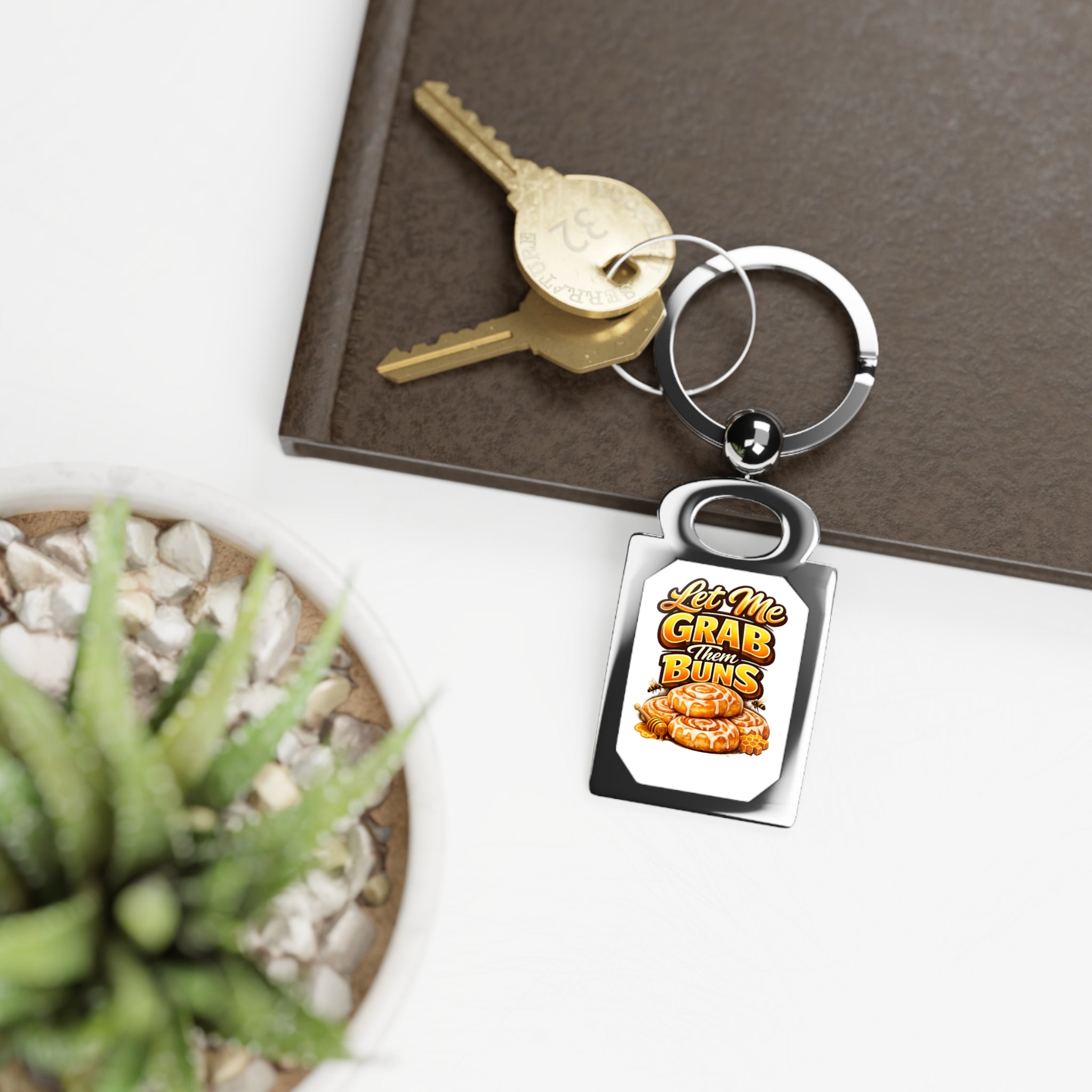 Rectangle Photo Keyring