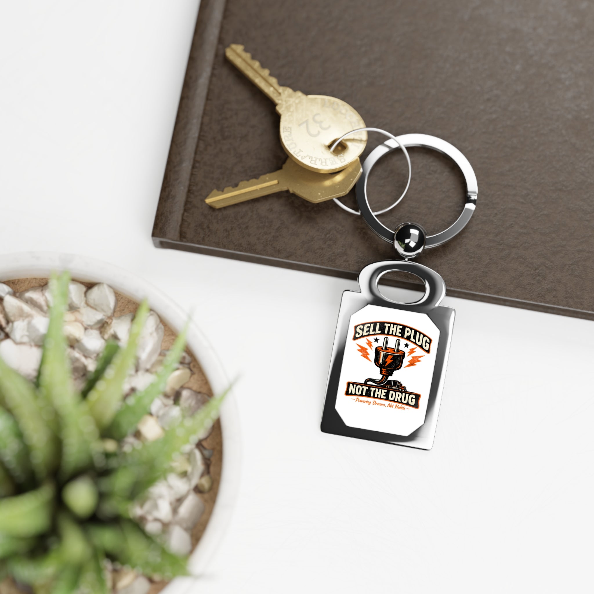 Rectangle Photo Keyring