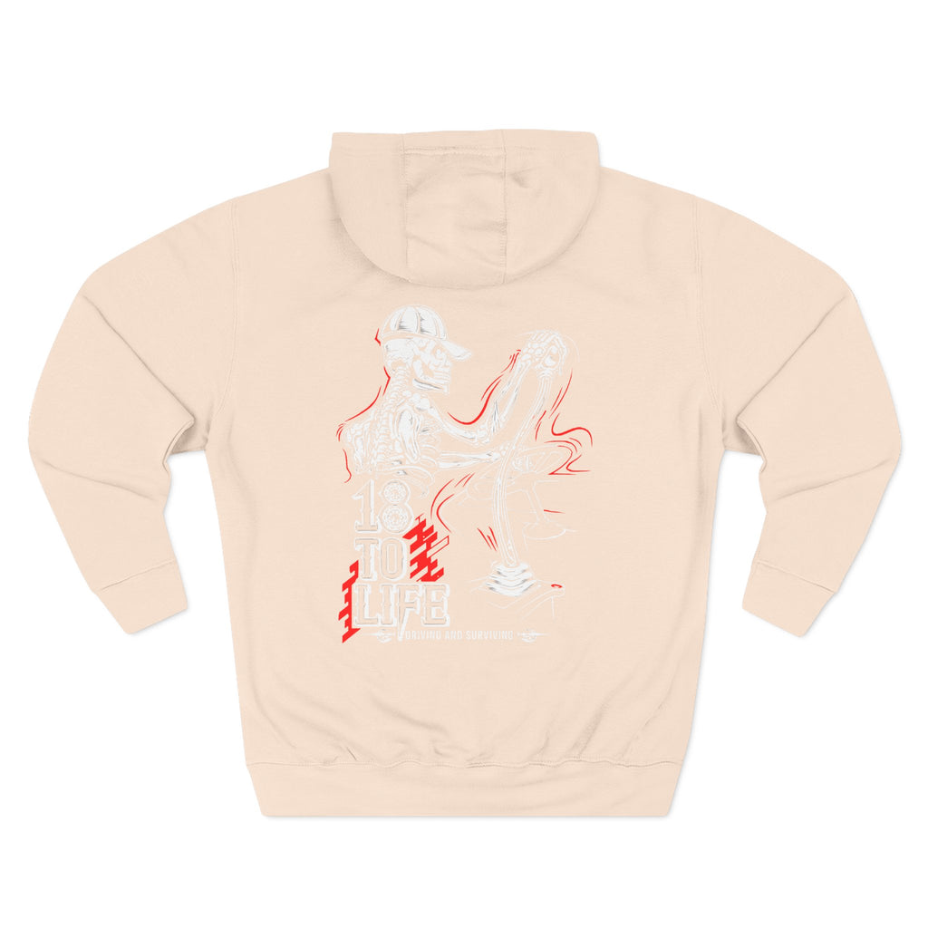 Three-Panel Fleece Hoodie