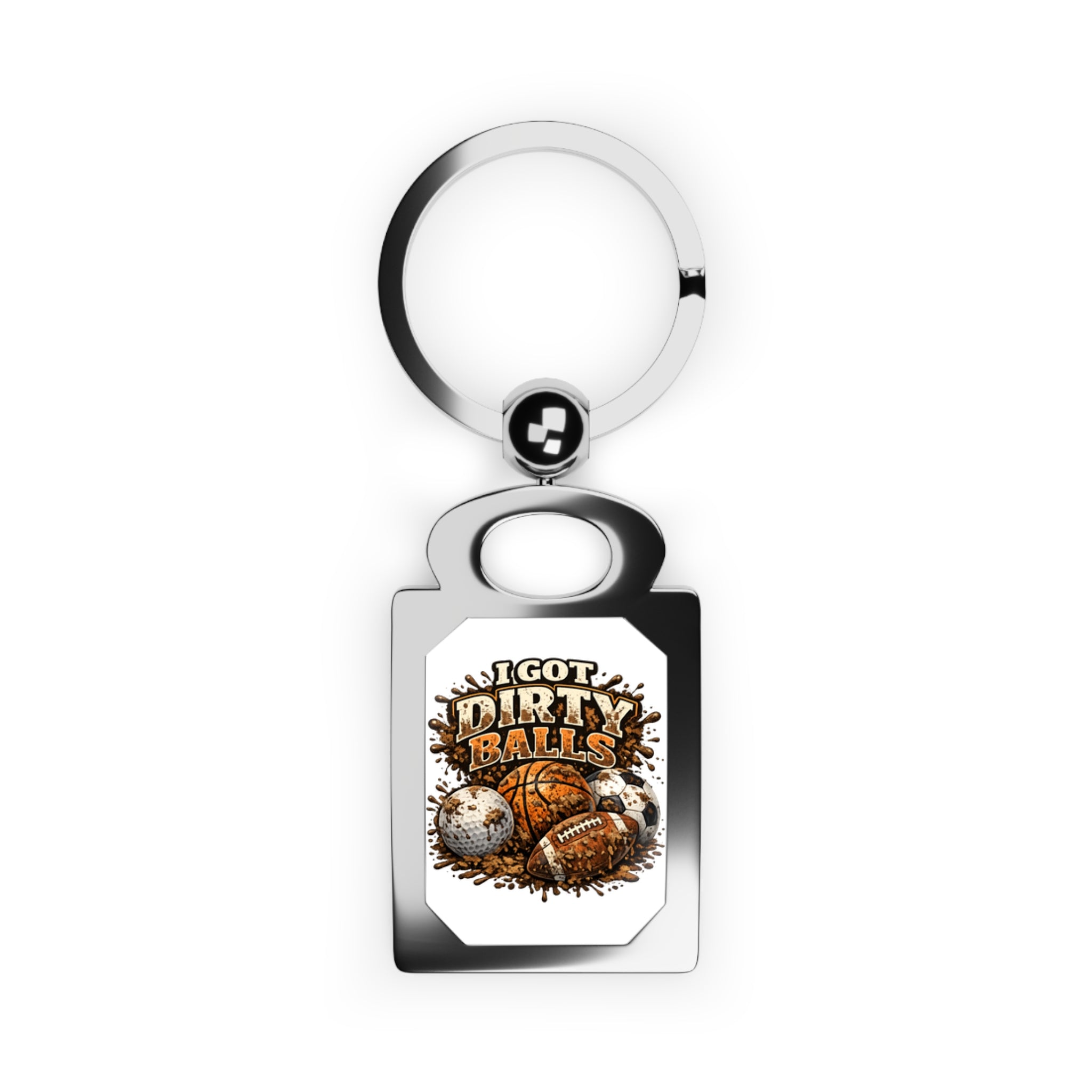 Rectangle Photo Keyring