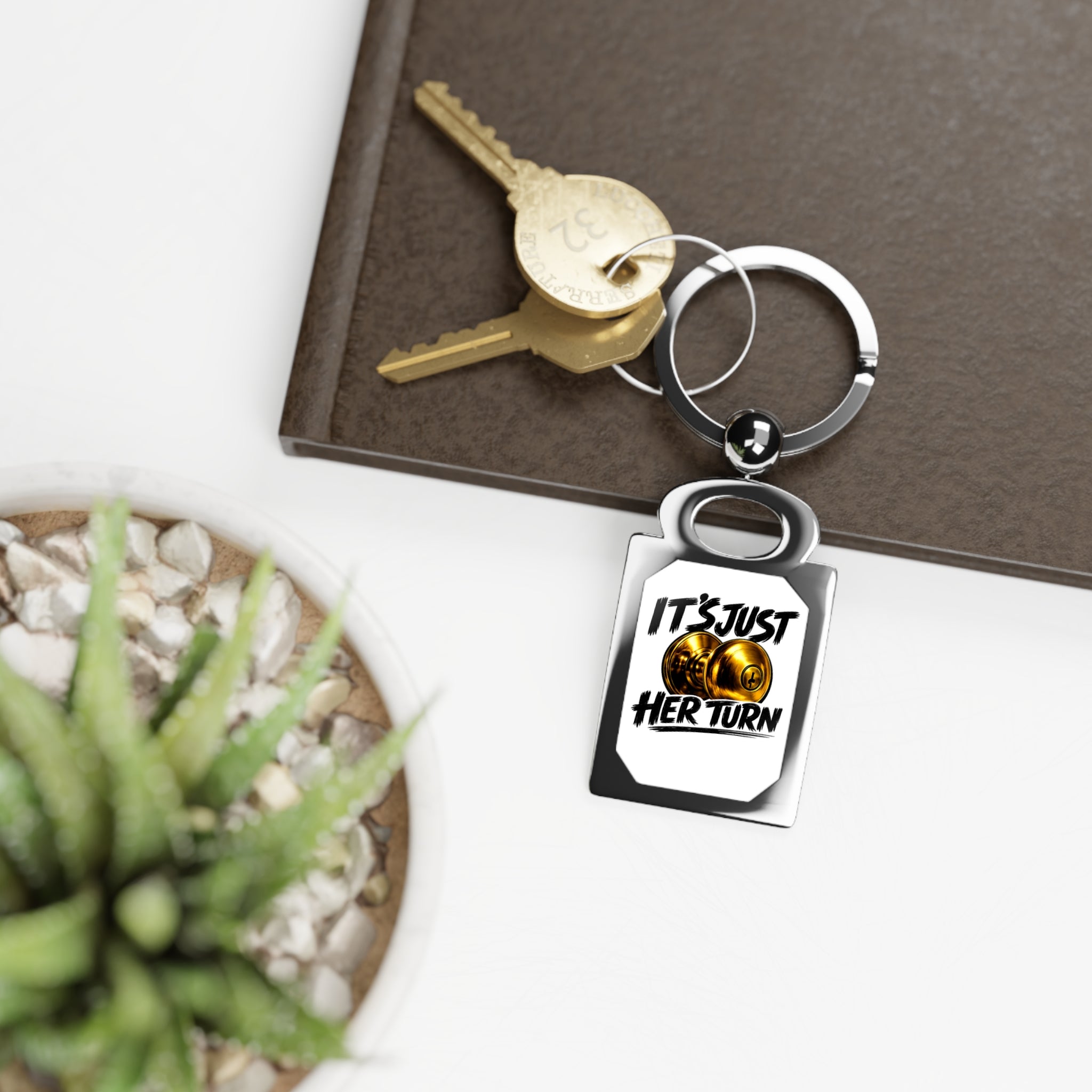 Rectangle Photo Keyring