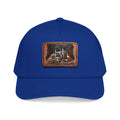 Mid Profile Baseball Cap with Leather Patch (Rectangle)