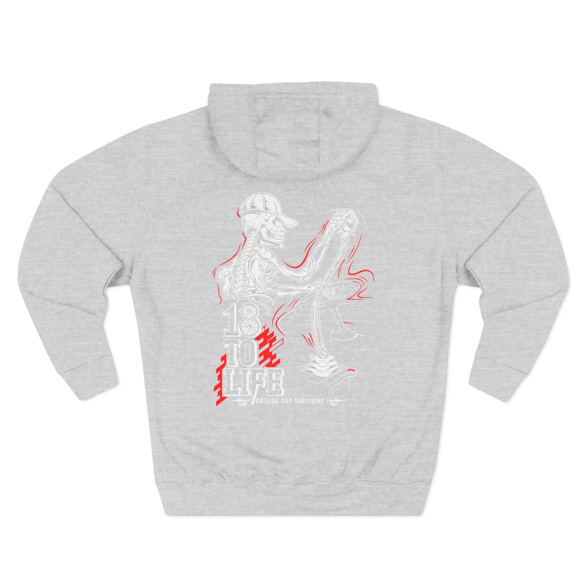 Three-Panel Fleece Hoodie