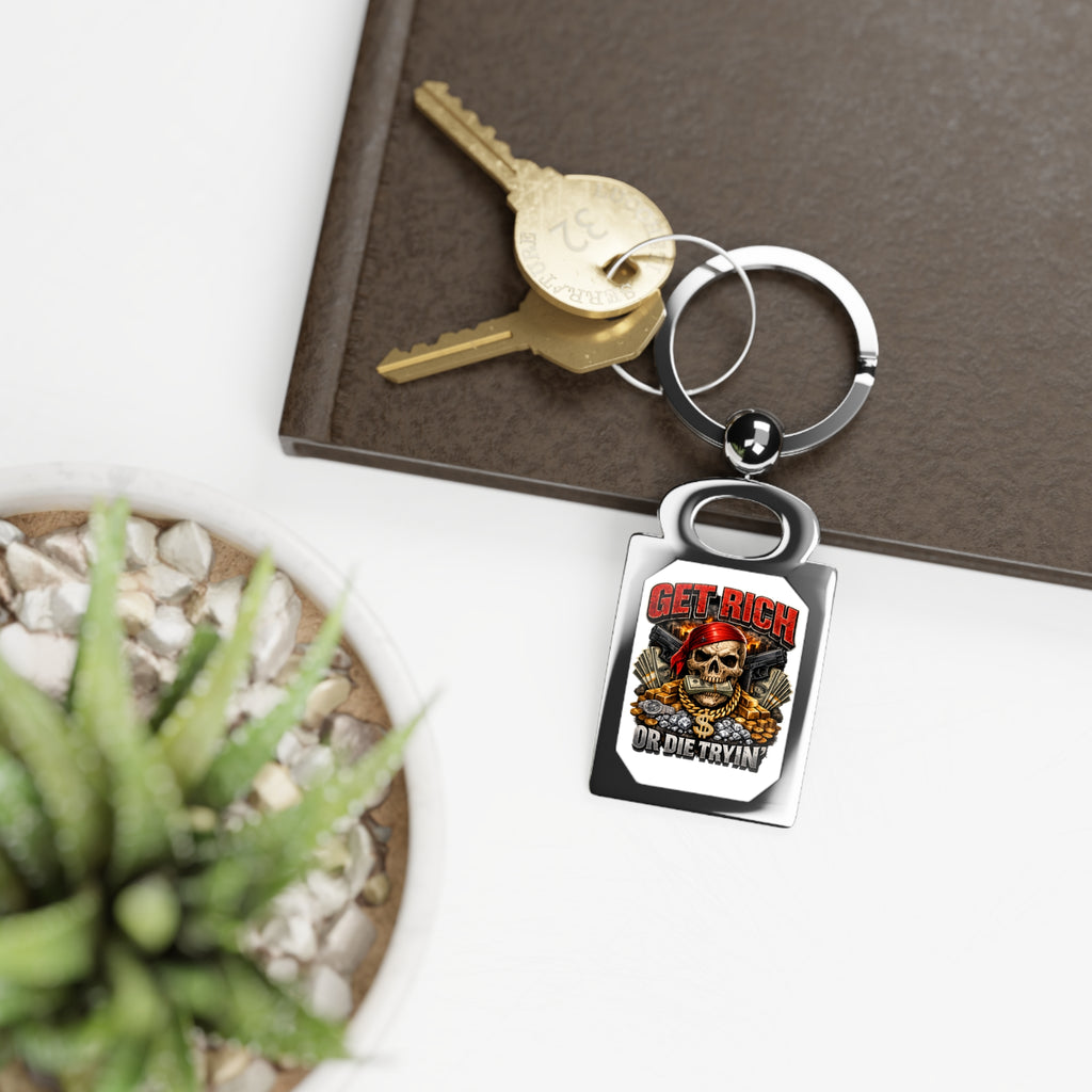 Rectangle Photo Keyring