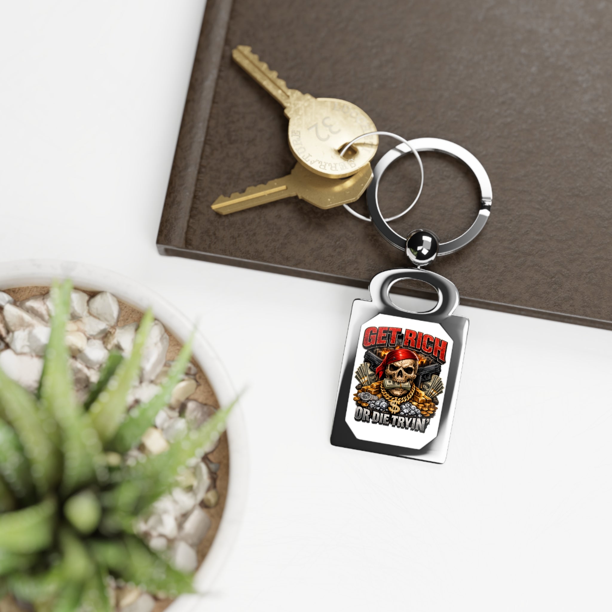 Rectangle Photo Keyring