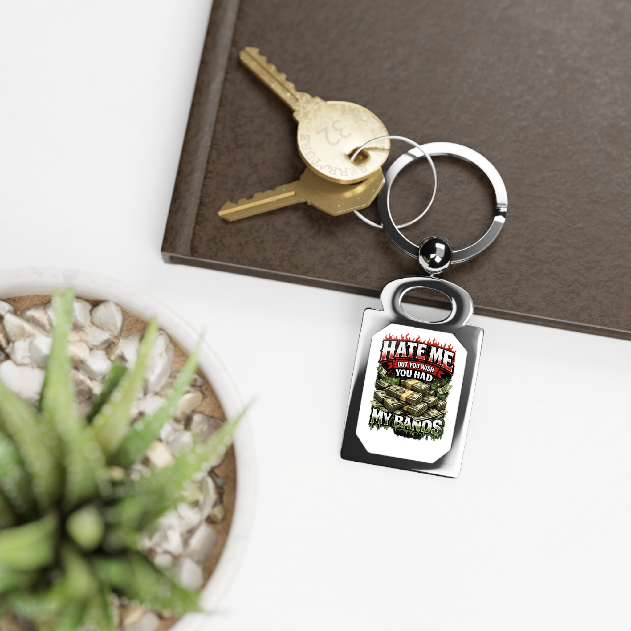 Rectangle Photo Keyring