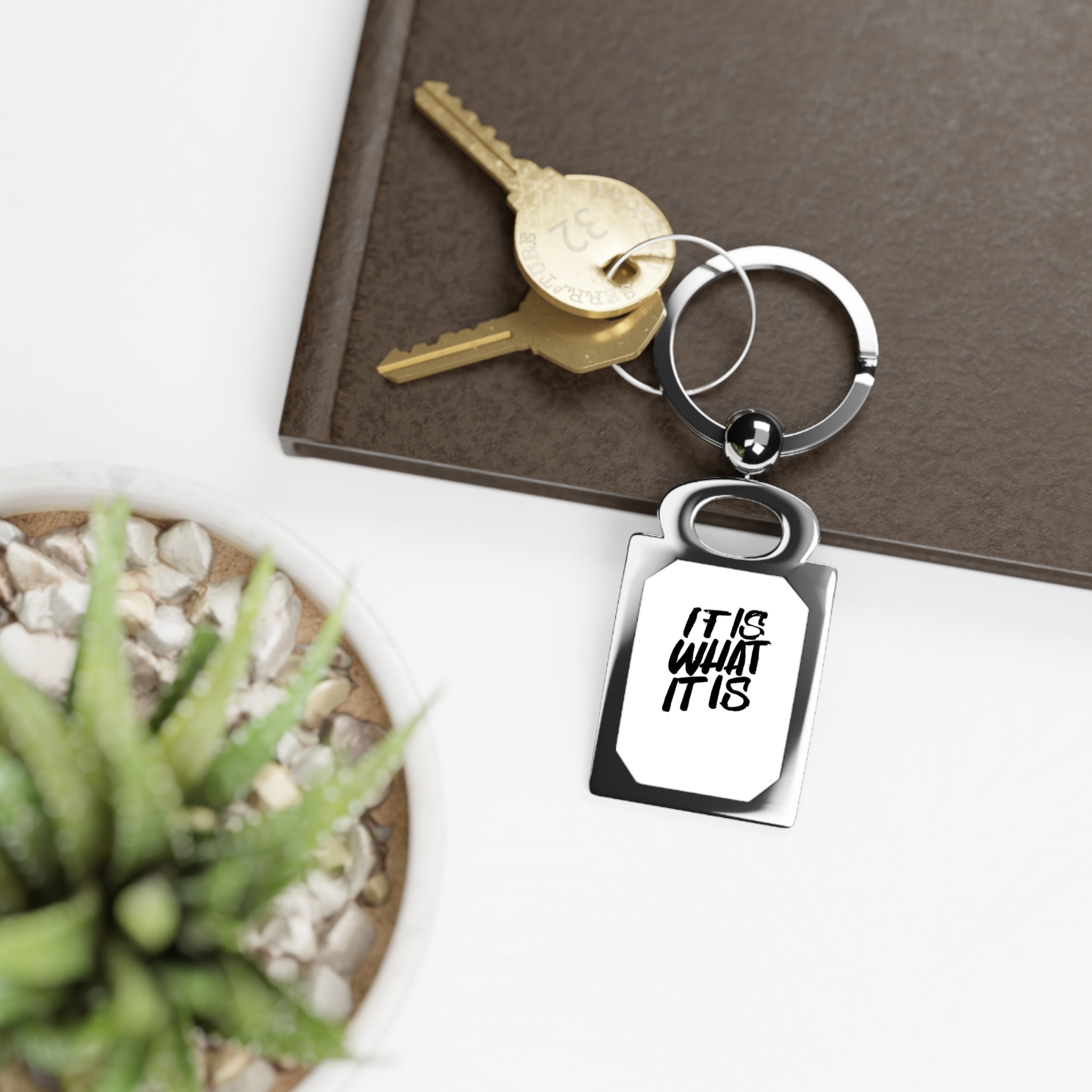 Rectangle Photo Keyring