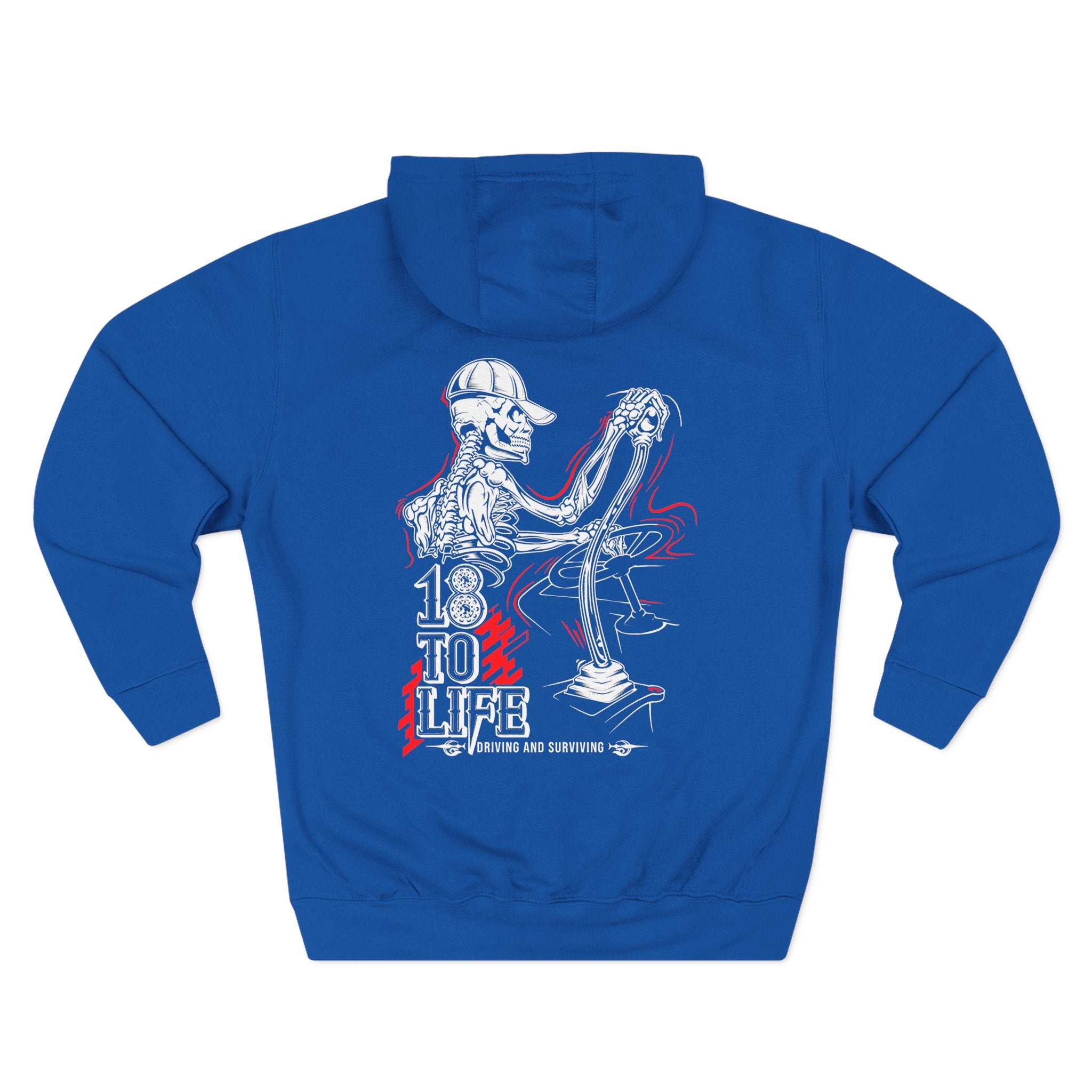 Three-Panel Fleece Hoodie